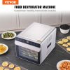 VEVOR Food Dehydrator Machine, 6 Stainless Steel Trays, 700W Electric Food Dryer w/ Digital Adjustable Timer & Temperature for Jerky, Herb, Meat,