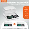 VEVOR Industrial Counting Scale, 30 kg x 1 g, Digital Scale for Parts and Coins, g/kg/lb Units